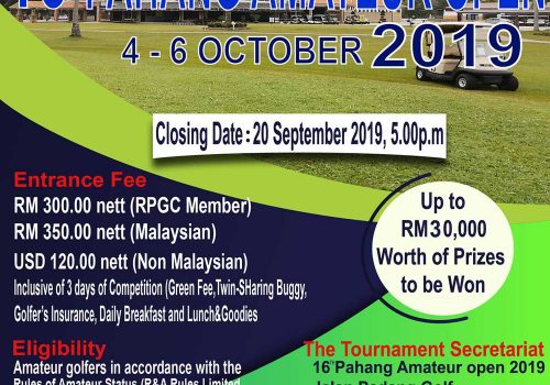 16th Pahang Amateur Open